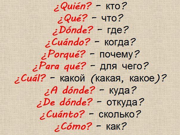 500 самых важных слов испанского языка