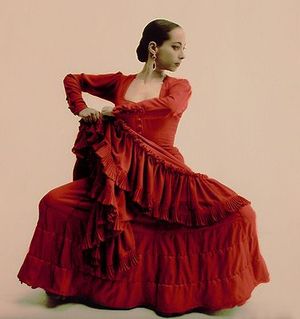 Белен Майя, известная танцовщица фламенко современной  Испании