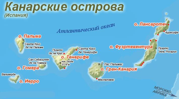 Архипелаг Канарских островов