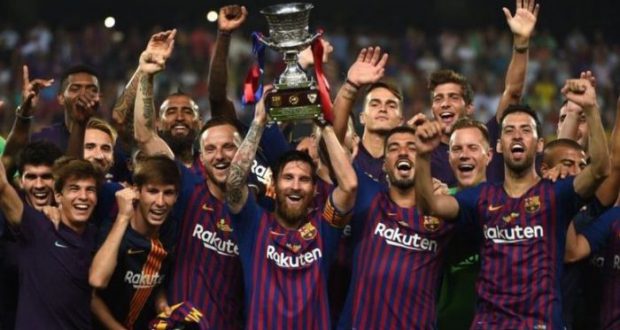 Барселона выигрывает Суперкубок Испании